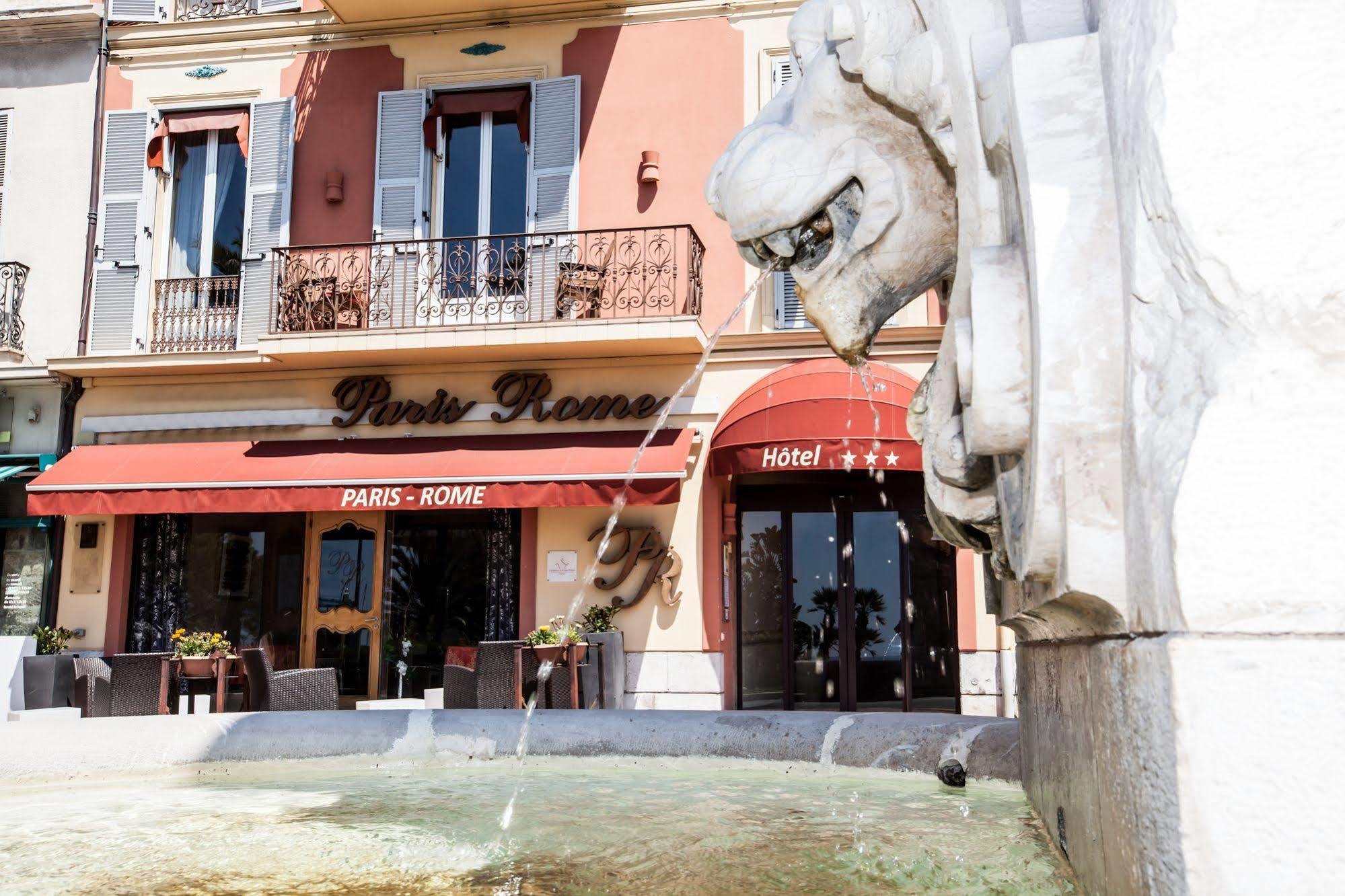 ホテル Paris Rome マントン エクステリア 写真